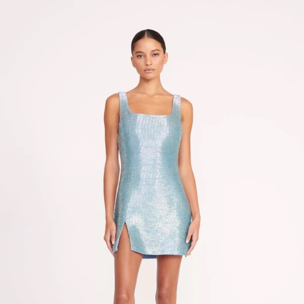 Staud Le Sable Dress French Blue